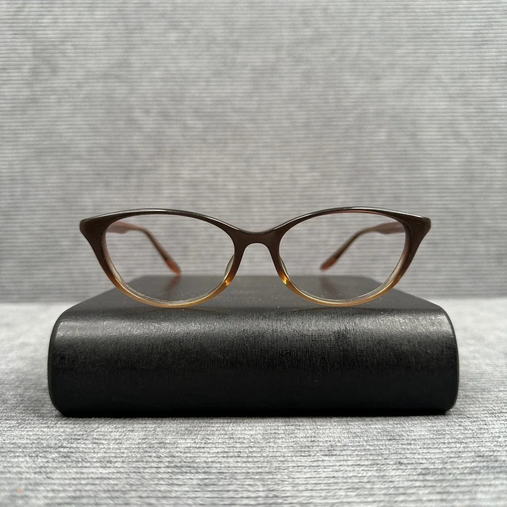 Barton Perreira Ava‎ Brown Gradient Cat Eye Y2K Eyeglasses Frames 50-16-145 MAQ